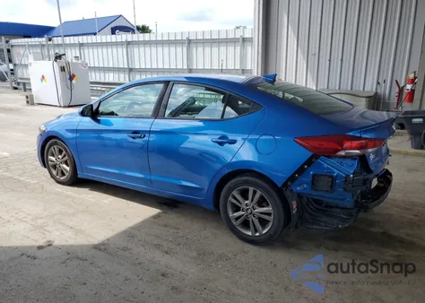 2018 Hyundai Elantra Sel из США, поврежденный, VIN 5NPD84LF9JH301341